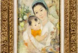 Tác phẩm “Mẹ và con” của nữ thủ khoa Mỹ thuật Đông Dương Lê Thị Lựu được chào giá gần 2 tỷ đồng
