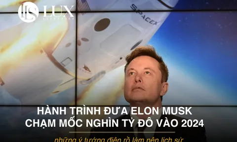 Hành trình đưa Elon Musk chạm mốc nghìn tỷ đô vào 2024: những ý tưởng điên rồ làm nên lịch sử