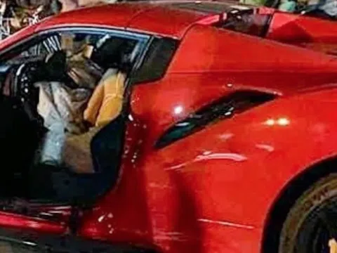 Siêu xe Ferrari 488 hàng chục tỷ đồng tông chết người lúc rạng sáng