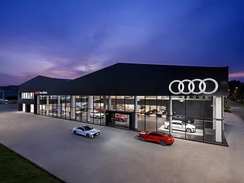 Bên trong showroom Audi lớn nhất Việt Nam: Vốn đầu tư hơn 140 tỷ đồng, rộng 9.000 m2, có cả khu sửa chữa dành riêng cho xe điện