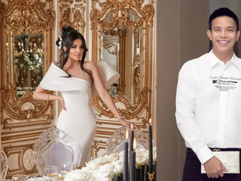 Nhà thiết kế người Việt làm nên chiếc váy dạ tiệc cao cấp cho vợ trùm BĐS Mỹ Layla Milani là ai?