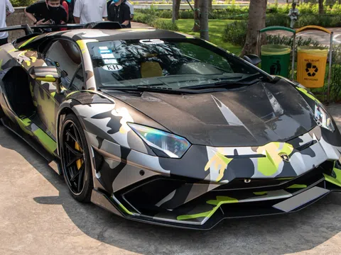 Mục sở thị "siêu bò" Lamborghini Aventador độ Duke Dynamics tại TP.HCM