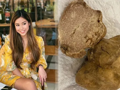 Đúng chất rich kid, Tiên Nguyễn ăn loại nấm được ví như kim cương, 2kg có giá hơn 1 tỷ đồng