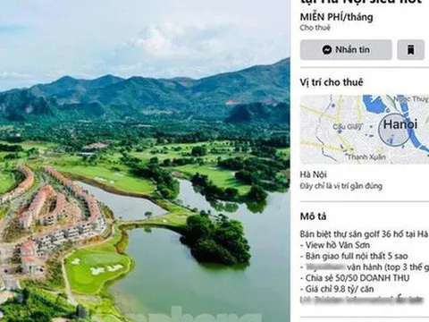 Biệt thự sân golf: Rầm rộ rao bán và những rủi ro về pháp lý