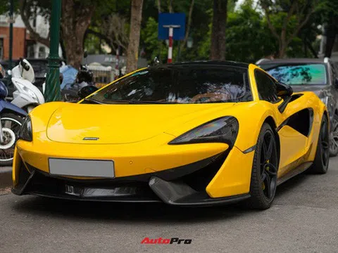 Đại gia Hà Thanh mang McLaren 570S chục tỷ dạo phố, màu sơn chi tiết độc nhất tại Việt Nam