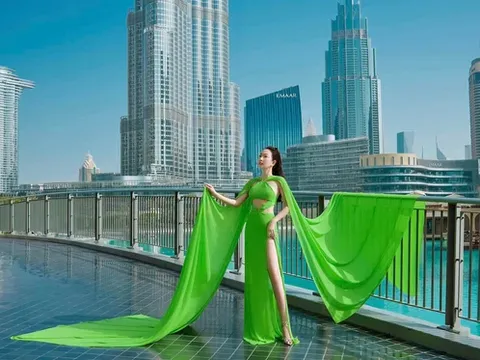 Nữ giám đốc Sài Gòn chi gần nửa tỷ đi UAE, xách theo 5 vali, bao trọn 1 chuyến trực thăng 21 triệu cho 15 phút ngắm toàn Dubai